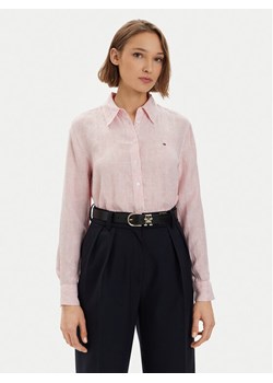 Tommy Hilfiger Koszula WW0WW42036 Różowy Regular Fit ze sklepu MODIVO w kategorii Koszule damskie - zdjęcie 182701082