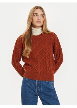 Wrangler Sweter 112356473 Brązowy Regular Fit ze sklepu MODIVO w kategorii Swetry damskie - zdjęcie 182701214