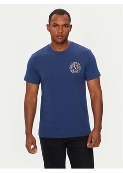 Versace Jeans Couture T-Shirt 77GAHT00 CJ00T Niebieski Slim Fit ze sklepu MODIVO w kategorii T-shirty męskie - zdjęcie 182701270