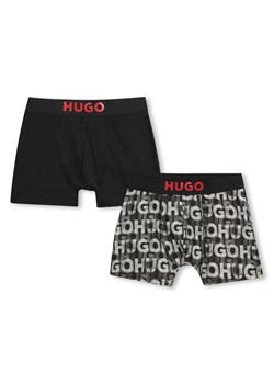 HUGO Komplet 2 par bokserek G00326 S Czarny ze sklepu MODIVO w kategorii Majtki dziecięce - zdjęcie 182701284