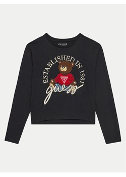 Guess Bluzka J4BI10 I3Z14 Czarny Boxy Fit ze sklepu MODIVO w kategorii Bluzki dziewczęce - zdjęcie 182701343