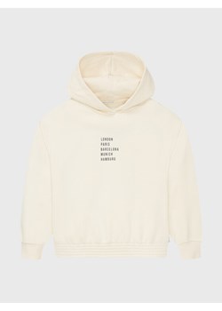 Tom Tailor Bluza 1033142 Écru Oversize ze sklepu MODIVO w kategorii Bluzy dziewczęce - zdjęcie 182701490