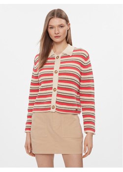 Pepe Jeans Kardigan Gala Cardigan PL702107 Czerwony Slim Fit ze sklepu MODIVO w kategorii Swetry damskie - zdjęcie 182701531