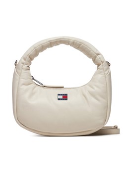 Tommy Jeans Torebka Tjw Pillow Mini Hobo AW0AW16976 Beżowy ze sklepu MODIVO w kategorii Torebki damskie - zdjęcie 182701553