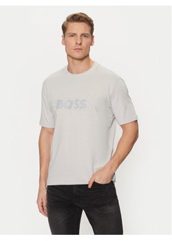 BOSS T-Shirt 50531271 Szary Regular Fit ze sklepu MODIVO w kategorii T-shirty męskie - zdjęcie 182701614