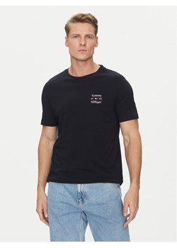 Tommy Hilfiger T-Shirt Stack MW0MW38622 Granatowy Regular Fit ze sklepu MODIVO w kategorii T-shirty męskie - zdjęcie 182701714