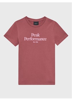 Peak Performance T-Shirt Jr Original G77697250 Różowy Regular Fit ze sklepu MODIVO w kategorii T-shirty chłopięce - zdjęcie 182701764