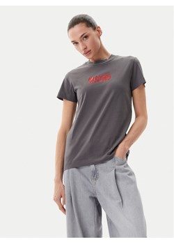 PINKO T-Shirt Trapani 105050 A2D6 Szary Regular Fit ze sklepu MODIVO w kategorii Bluzki damskie - zdjęcie 182701773