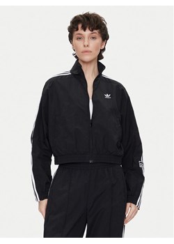 adidas Bluza adicolor Adibreak JD0860 Czarny Loose Fit ze sklepu MODIVO w kategorii Bluzy damskie - zdjęcie 182701791