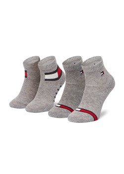 Tommy Hilfiger Zestaw 2 par wysokich skarpet dziecięcych 100002319 Szary ze sklepu MODIVO w kategorii Skarpetki dziecięce - zdjęcie 182701803