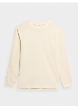 Outhorn Longsleeve OTHAW23TLONM183 Écru Regular Fit ze sklepu MODIVO w kategorii T-shirty męskie - zdjęcie 182701850