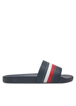 Tommy Hilfiger Klapki Pool Slide FM0FM05233 Granatowy ze sklepu MODIVO w kategorii Klapki męskie - zdjęcie 182701920