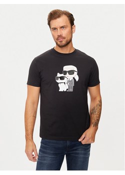 KARL LAGERFELD T-Shirt 755061 544241 Czarny Regular Fit ze sklepu MODIVO w kategorii T-shirty męskie - zdjęcie 182701942