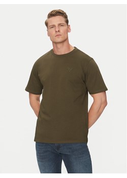 Guess T-Shirt F3GI00 K8HM0 Khaki Regular Fit ze sklepu MODIVO w kategorii T-shirty męskie - zdjęcie 182701972