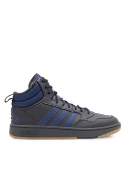 adidas Sneakersy Hoops 3.0 Mid Winter IF2635 Szary ze sklepu MODIVO w kategorii Buty sportowe męskie - zdjęcie 182702230