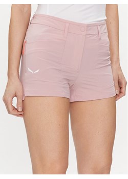 Salewa Szorty sportowe Puez 28315 Różowy Regular Fit ze sklepu MODIVO w kategorii Szorty - zdjęcie 182702383