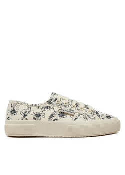 Superga Tenisówki Sketched Flowers 2750 S6122NW Beżowy ze sklepu MODIVO w kategorii Trampki damskie - zdjęcie 182702411