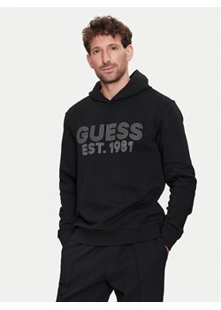 Guess Bluza M4YQ36 K9Z21 Czarny Regular Fit ze sklepu MODIVO w kategorii Bluzy męskie - zdjęcie 182702481