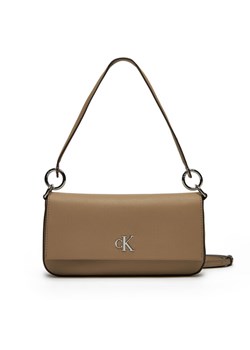 Calvin Klein Jeans Torebka K60K613048 Beżowy ze sklepu MODIVO w kategorii Torebki damskie - zdjęcie 182702490