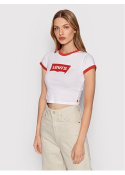 Levi's® T-Shirt Graphic Ringer A3523-0004 Biały Regular Fit ze sklepu MODIVO w kategorii Bluzki damskie - zdjęcie 182702491