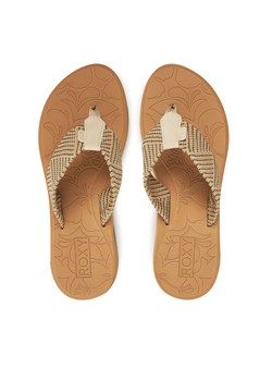 Roxy Japonki ARJL100899 Beżowy ze sklepu MODIVO w kategorii Klapki damskie - zdjęcie 182702640
