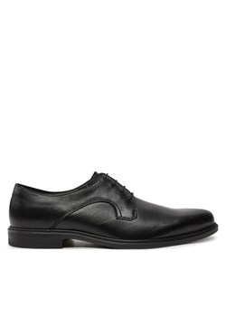 Hugo Półbuty Kerr Derb 50522948 Czarny ze sklepu MODIVO w kategorii Buty eleganckie męskie - zdjęcie 182702651