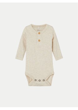 NAME IT Body dziecięce 13198041 Beżowy ze sklepu MODIVO w kategorii Body niemowlęce - zdjęcie 182702680