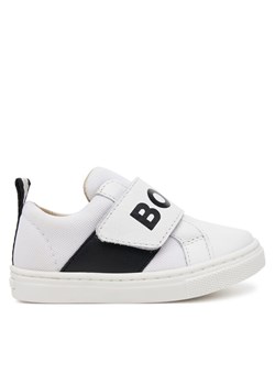 BOSS Sneakersy J52161 S Biały ze sklepu MODIVO w kategorii Buty sportowe dziecięce - zdjęcie 182702681