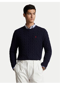 Polo Ralph Lauren Sweter 710775885001 Granatowy Regular Fit ze sklepu MODIVO w kategorii Swetry męskie - zdjęcie 182702770