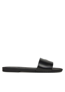 Calvin Klein Jeans Klapki Flat Sandal Slide Mg YW0YW01697 Czarny ze sklepu MODIVO w kategorii Klapki damskie - zdjęcie 182702820