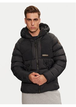 Napapijri Kurtka zimowa Moesa NP0A4I1R Czarny Regular Fit ze sklepu MODIVO w kategorii Kurtki męskie - zdjęcie 182702891