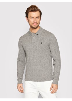 Polo Ralph Lauren Polo 710681126003 Szary Slim Fit ze sklepu MODIVO w kategorii T-shirty męskie - zdjęcie 182703022