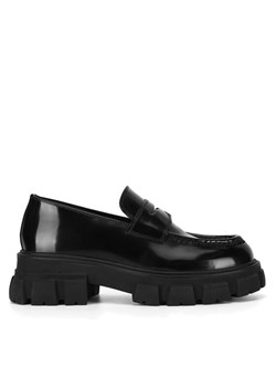 Badura Loafersy ELANA-01WI-002 Czarny ze sklepu MODIVO w kategorii Lordsy damskie - zdjęcie 182703212