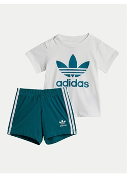 adidas Komplet t-shirt i spodenki JE0524 Turkusowy Regular Fit ze sklepu MODIVO w kategorii Komplety niemowlęce - zdjęcie 182703321