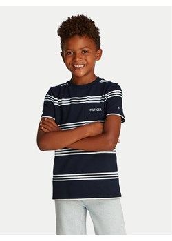 Tommy Hilfiger T-Shirt KB0KB09534 Granatowy Regular Fit ze sklepu MODIVO w kategorii T-shirty chłopięce - zdjęcie 182703323