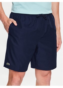 Lacoste Szorty tenisowe GH353T Granatowy Regular Fit ze sklepu MODIVO w kategorii Spodenki męskie - zdjęcie 182703332