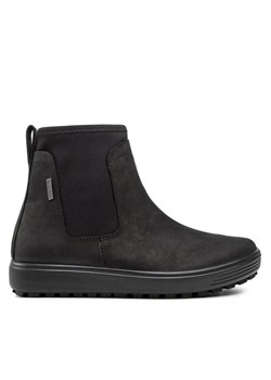 ECCO Botki Soft 7 Tred W GORE-TEX 45046351052 Czarny ze sklepu MODIVO w kategorii Botki - zdjęcie 182703491