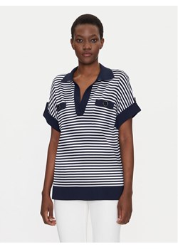 Luisa Spagnoli Polo Caio 58672 Biały Regular Fit ze sklepu MODIVO w kategorii Bluzki damskie - zdjęcie 182703602