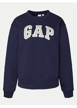 Gap Bluza 554936-12 Granatowy Regular Fit ze sklepu MODIVO w kategorii Bluzy damskie - zdjęcie 182703872