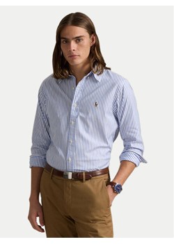 Polo Ralph Lauren Koszula 710886462003 Błękitny Custom Fit ze sklepu MODIVO w kategorii Koszule męskie - zdjęcie 182703894