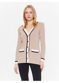 Luisa Spagnoli Kardigan Maltese 57832 Beżowy Regular Fit ze sklepu MODIVO w kategorii Swetry damskie - zdjęcie 182703900