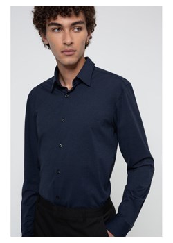 Hugo Koszula Ermo 50438087 Granatowy Slim Fit ze sklepu MODIVO w kategorii Koszule męskie - zdjęcie 182703922