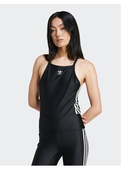 adidas Body 3-Stripes IU2430 Czarny Slim Fit ze sklepu MODIVO w kategorii Bluzki damskie - zdjęcie 182704012
