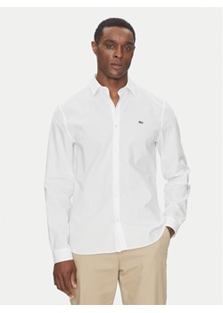Lacoste Koszula CH5620 Biały Slim Fit ze sklepu MODIVO w kategorii Koszule męskie - zdjęcie 182704071