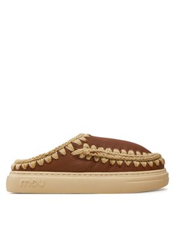 Mou Kapcie Eskimo Bold Clog FW411010B Brązowy - id: 0000304507816 - marki Mou - 182704091 Mou Kapcie Eskimo Bold Clog FW411010B Brązowy ze sklepu MODIVO w kategorii Kapcie damskie - zdjęcie 182704091