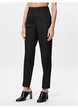 Calvin Klein Spodnie materiałowe Essential K20K205816 Czarny Slim Fit ze sklepu MODIVO w kategorii Spodnie damskie - zdjęcie 182704171