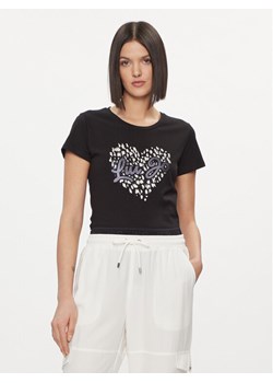 Liu Jo T-Shirt WA4108 JS923 Czarny Regular Fit ze sklepu MODIVO w kategorii Bluzki damskie - zdjęcie 182704191