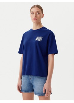 Napapijri T-Shirt S-Nice NP0A4IG4 Niebieski Regular Fit ze sklepu MODIVO w kategorii Bluzki damskie - zdjęcie 182704294