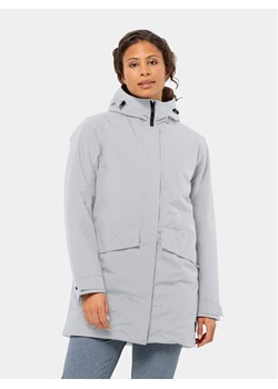 Jack Wolfskin Kurtka zimowa Tempelhof Coat 1116151 Szary Regular Fit ze sklepu MODIVO w kategorii Kurtki damskie - zdjęcie 182704361