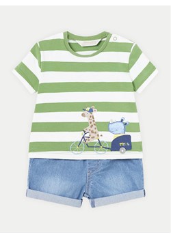 Mayoral Komplet t-shirt i spodenki 1209 Zielony Regular Fit ze sklepu MODIVO w kategorii Komplety niemowlęce - zdjęcie 182704370